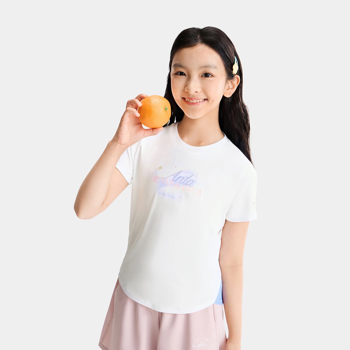 Áo Thun Thời Trang Thể Thao Bé Gái Anta Kids 3626B5105-1