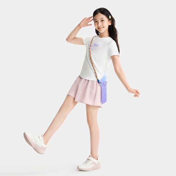 Áo Thun Thời Trang Thể Thao Bé Gái Anta Kids 3626B5105-1