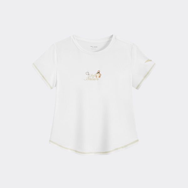 Áo Thun Ngắn Tay Thời Trang Bé Gái Anta Kids 3626B6104-1