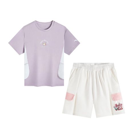 Set Lẻ Quần Và Áo Thể Thao Bé Gái Anta Kids 3626B6107-3/3625C1301-1