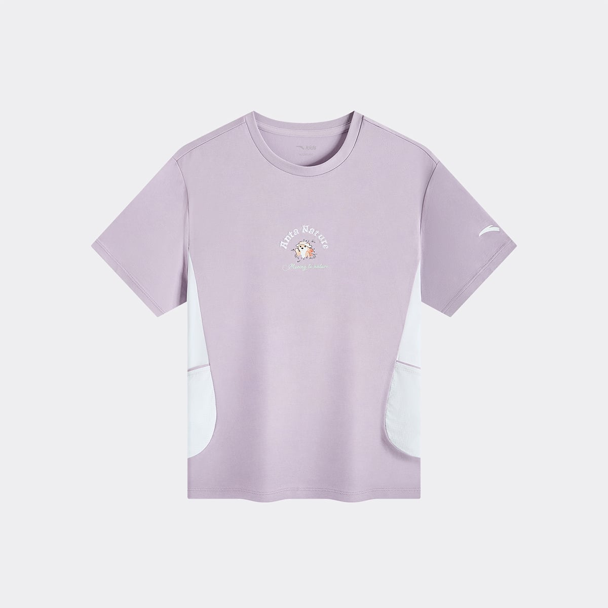 Áo Phông Ngắn Tay Thời Trang Bé Gái Anta Kids 3626B6107-3