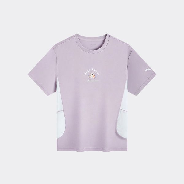 Áo Phông Ngắn Tay Thời Trang Bé Gái Anta Kids 3626B6107-3