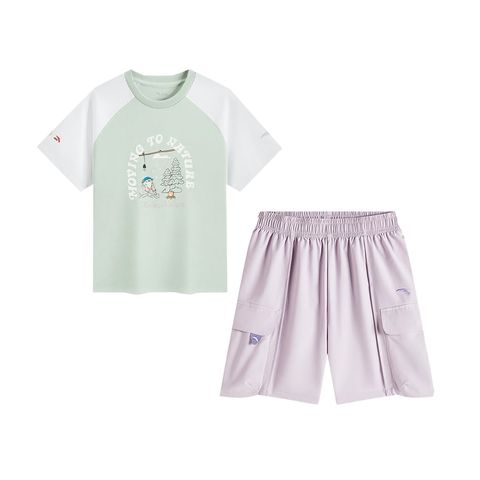 Set Lẻ Quần Và Áo Thể Thao Bé Gái Anta Kids 3626B6109-2/3626B6505-2