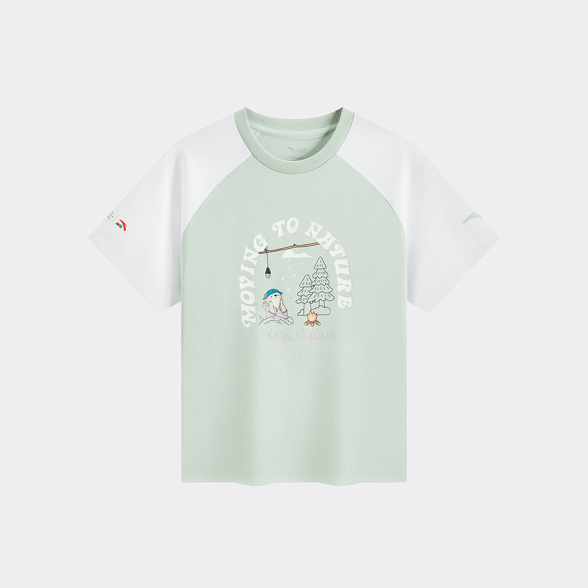 Áo Phông Ngắn Tay Thời Trang Bé Gái Anta Kids 3626B6109-2