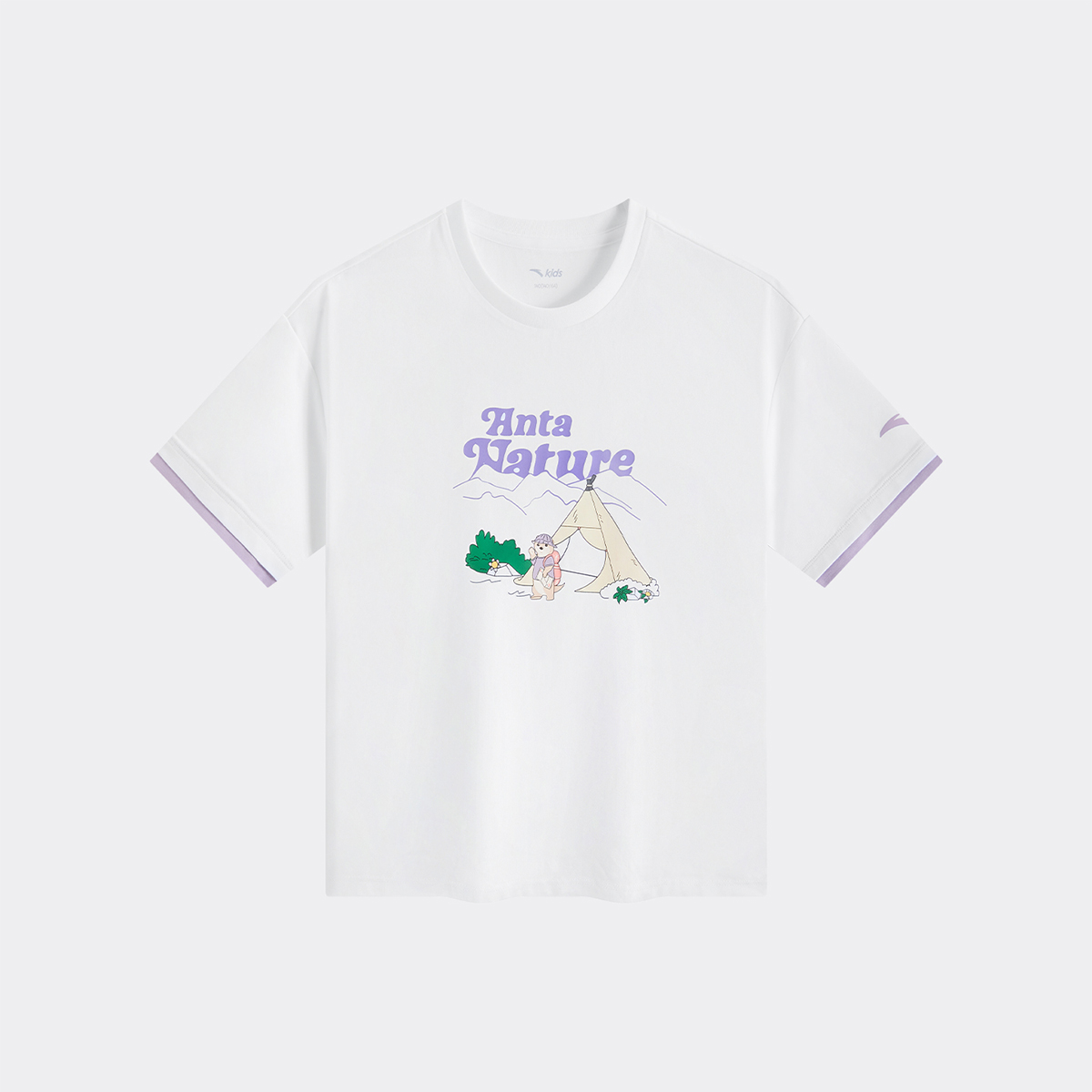 Áo Thun Ngắn Tay Thời Trang Bé Gái Anta Kids 3626B6115-1