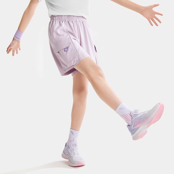 Quần Short Thể Thao Bé Gái Anta Kids 3626B6505-2