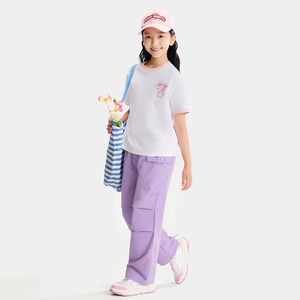 Quần Dài Thời Trang Thể Thao Bé Gái ANTA Kids 3626B6508-2
