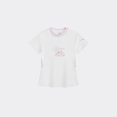 Áo Thun Thể Thao Bé Gái Anta Kids 3626B9705U-1