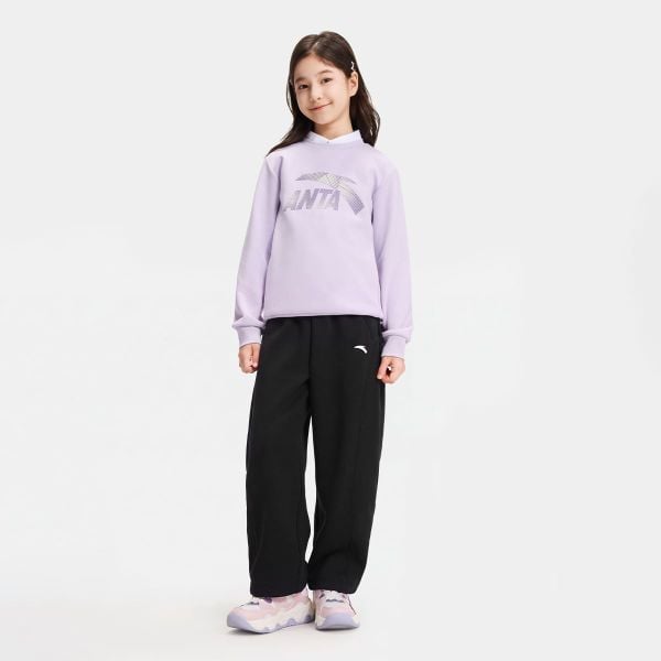 Quần Dài Thể Thao Bé Gái ANTA Kids 3626C7707-3