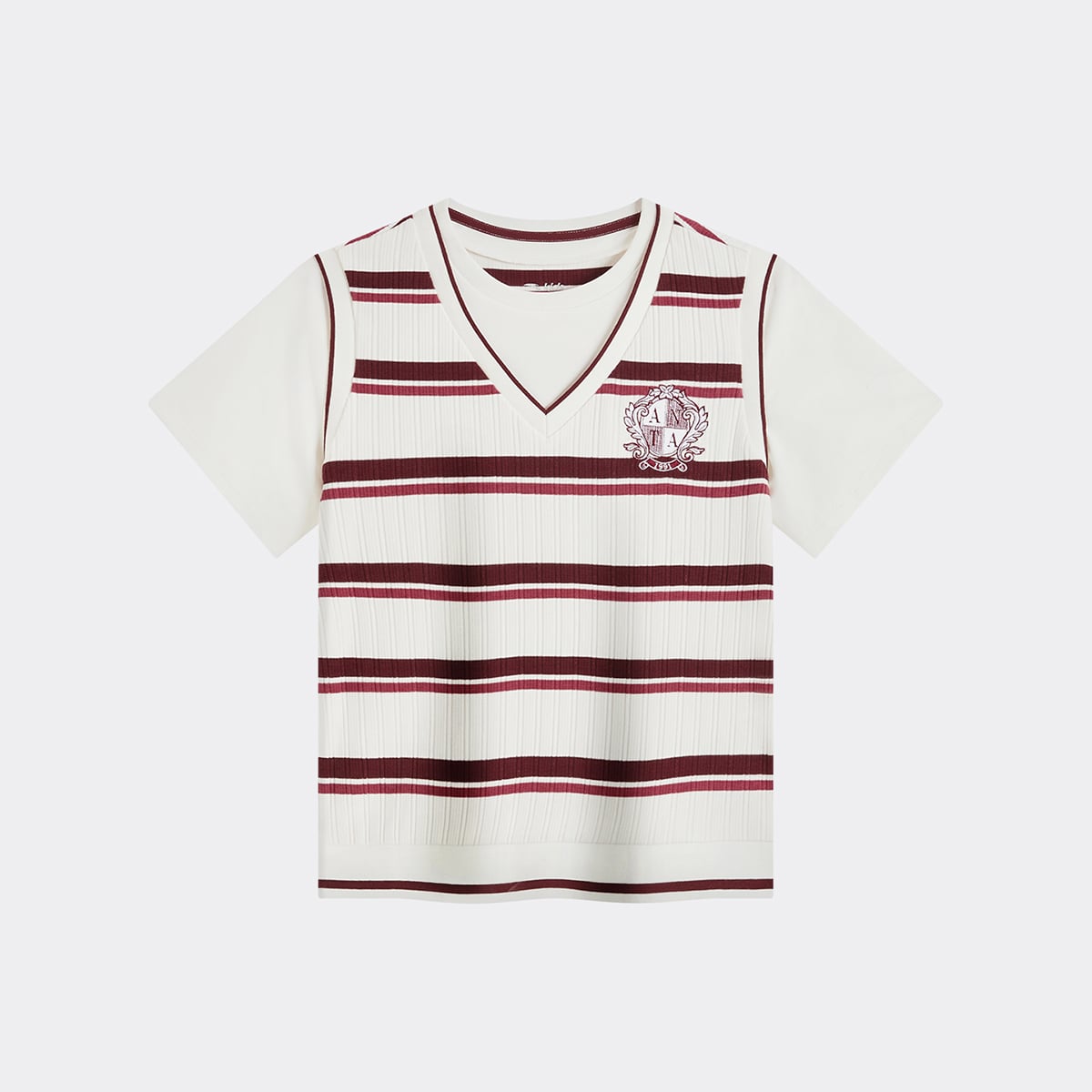 Áo Thun Thời Trang Bé Gái Elite Culture Anta Kids 3626C8110-4