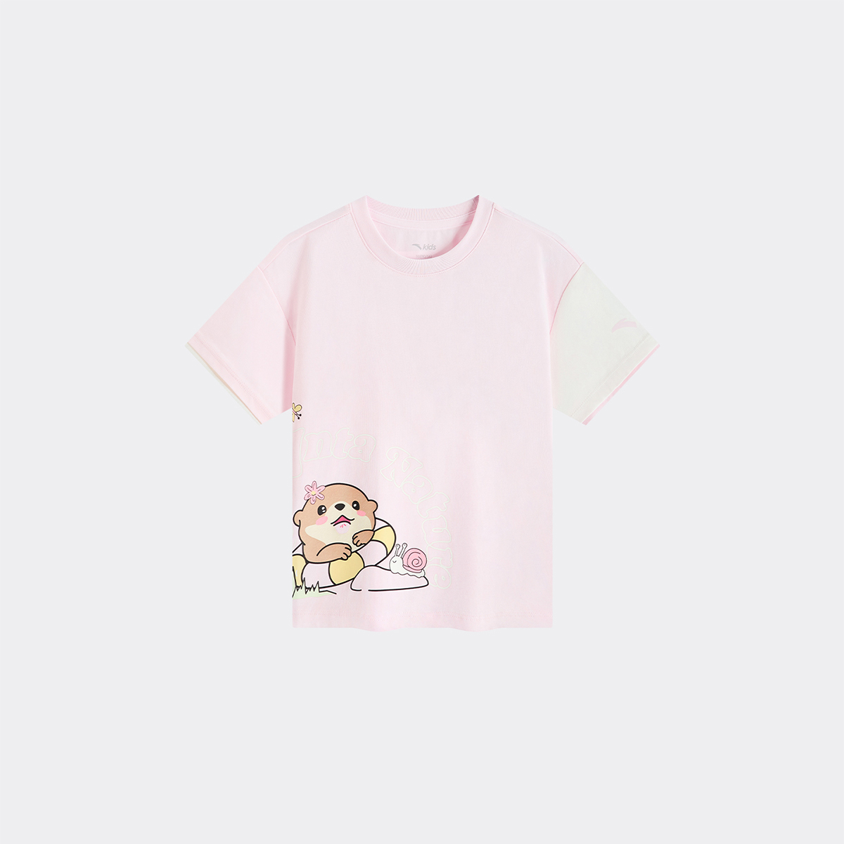 Áo Thun Ngắn Tay Thời Trang Bé Gái Anta Kids 3626C9101-2