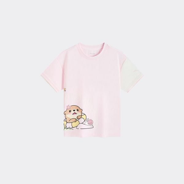 Áo Thun Ngắn Tay Thời Trang Bé Gái Anta Kids 3626C9101-2