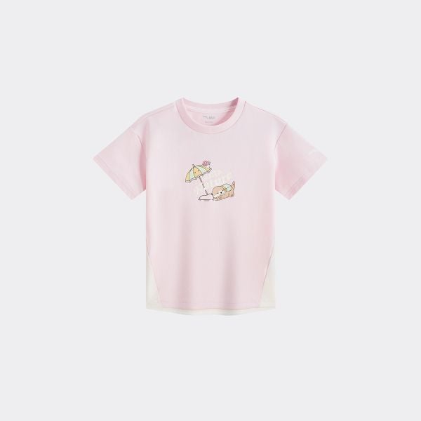 Áo Thun Ngắn Tay Thời Trang Bé Gái Anta Kids 3626C9104-1