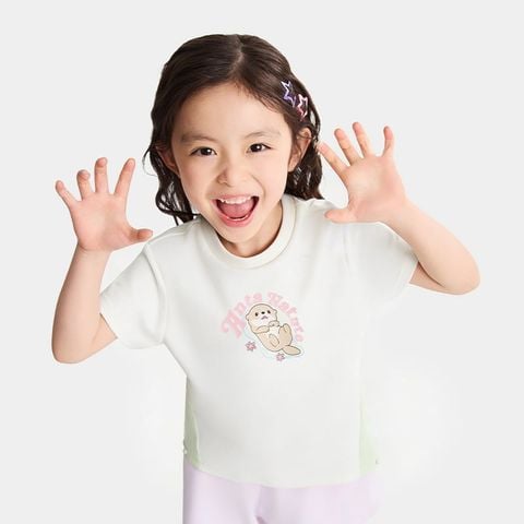 Áo Thun Ngắn Tay Thời Trang Bé Gái Anta Kids 3626C9104-2