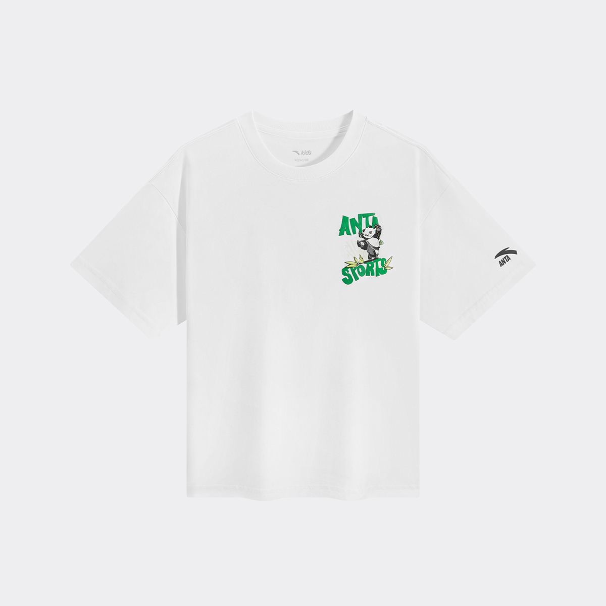 Áo Phông Ngắn Tay Thể Thao Unisex Anta Kids Panda 3725C8101R-1