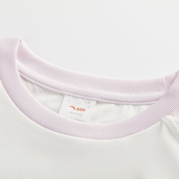 Áo Thun Thể Thao Bé Gái Anta Kids 3726B9124U-3