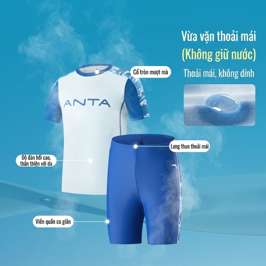 Bộ Quần Áo Bơi Bé Trai Anta Kids 3826332440-1