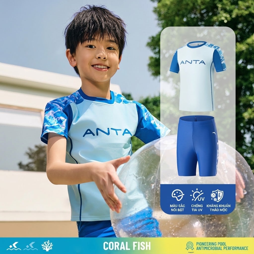 Bộ Quần Áo Bơi Bé Trai Anta Kids 3826332440-1