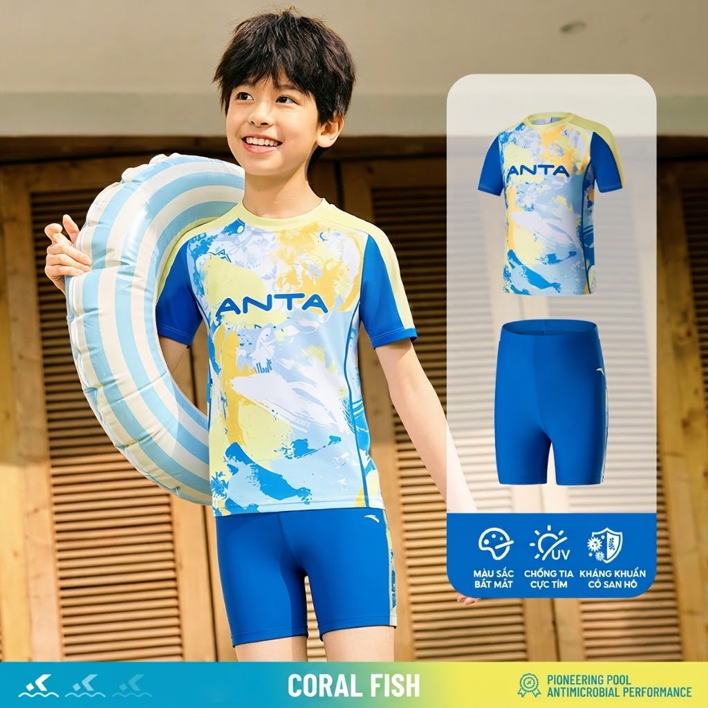 Bộ Quần Áo Bơi Bé Trai Anta Kids 3826332440-2
