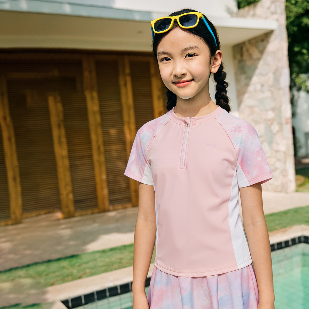 Bộ Đồ Bơi Hai Mảnh Bé Gái Anta Kids 3826332443-1