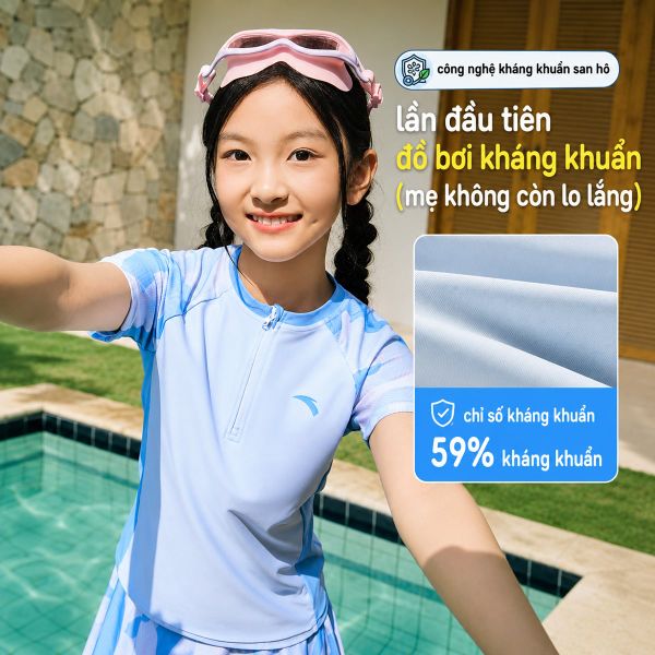 Bộ Đồ Bơi Hai Mảnh Bé Gái Anta Kids 3826332443-2