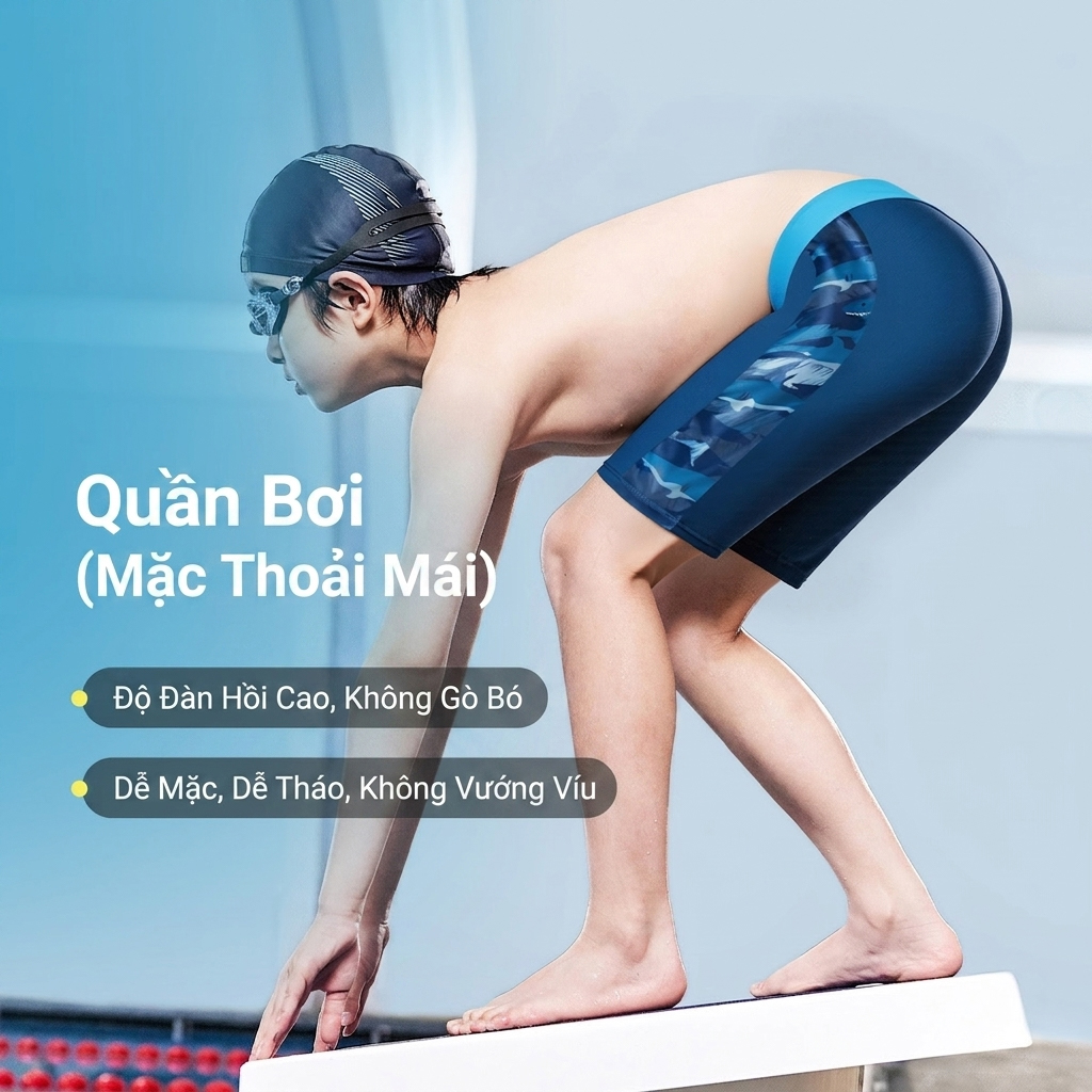 Quần Bơi Thể Thao Bé Trai ANTA KIDS 3826332458-1