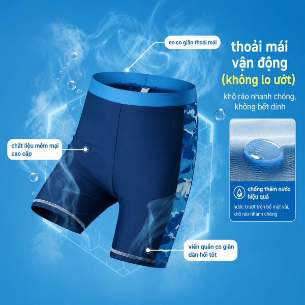 Quần Bơi Thể Thao Bé Trai ANTA KIDS 3826332458-1