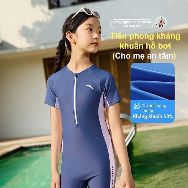 Bộ Đồ Bơi Liền Thân Bé Gái ANTA Kids 3826332460-1