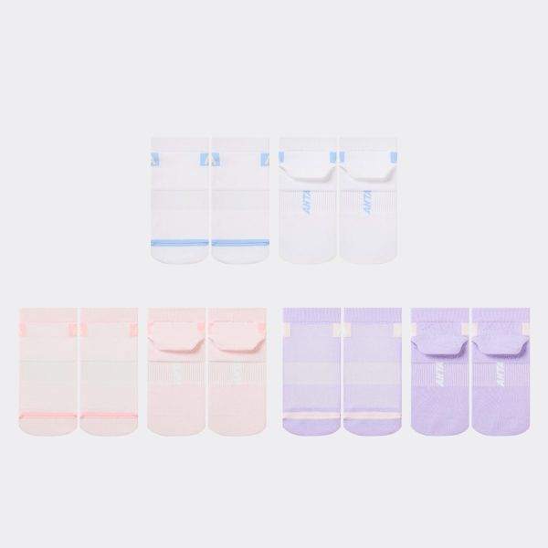 Set 3 Đôi Tất Cổ Thấp Bé Gái Anta Kids 3926B8371-5