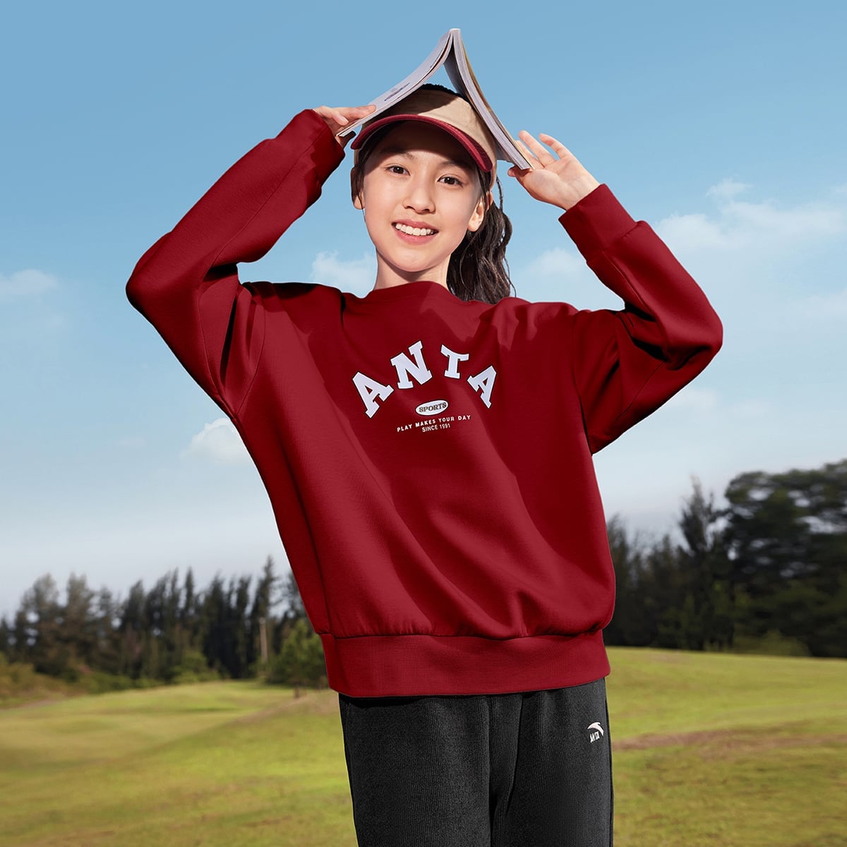 Áo Sweater Thời Trang Bé Gái Anta Kids A62537702-9