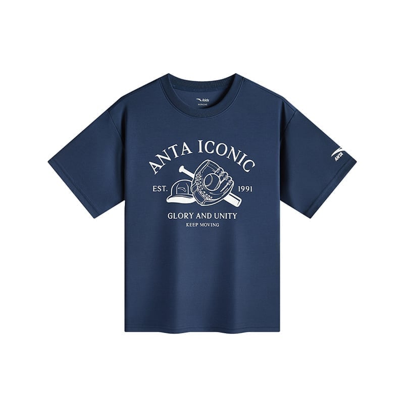 Áo Phông Thể Thao Bé Trai Anta Kids 3525B8131-4
