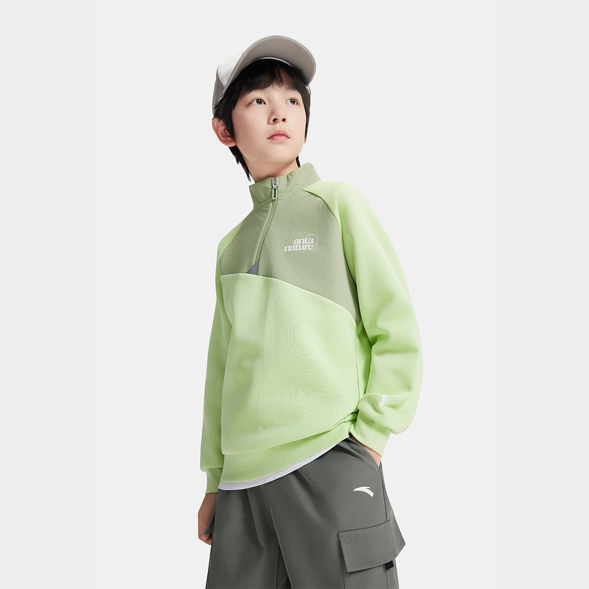 Áo Sweater Thể Thao Bé Trai Anta Kids A72536714-5