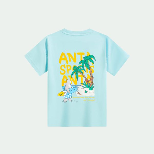 Áo Phông Ngắn Tay Thể Thao Bé Trai Anta Kids 352437116R-3