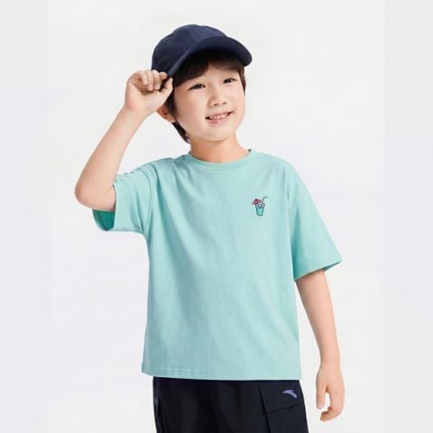 Áo Phông Ngắn Tay Thể Thao Bé Trai Anta Kids 352437116R-3