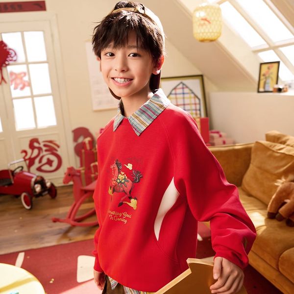Áo Sweater Thể Thao Bé Trai Anta Kids 3526A8725-1