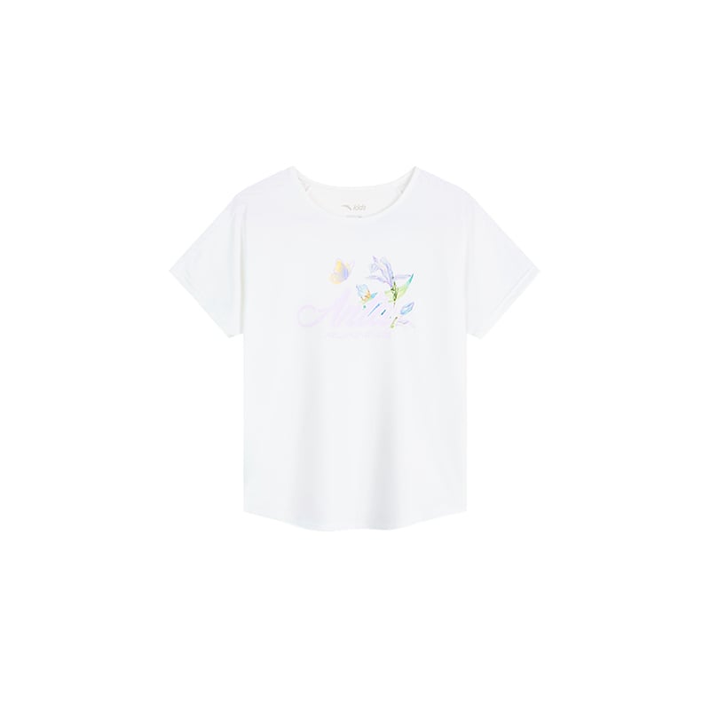 Áo Phông Thể Thao Bé Gái Anta Kids 3624B9122-1