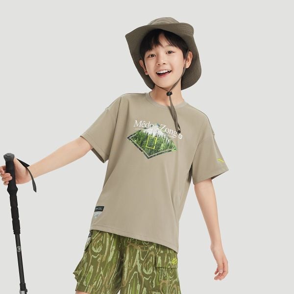 Áo Phông Thể Thao Bé Trai Anta Kids T524C6104B-2