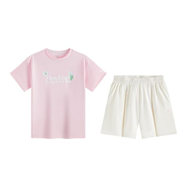 Bộ Đồ Thể Thao Bé Gái Anta Kids 3625C9727-1