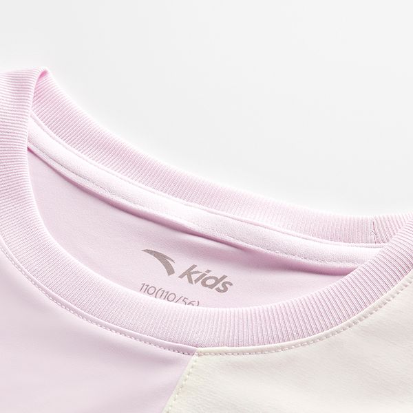 Áo Phông Ngắn Tay Thể Thao Bé Gái Anta Kids 3625C9104-2