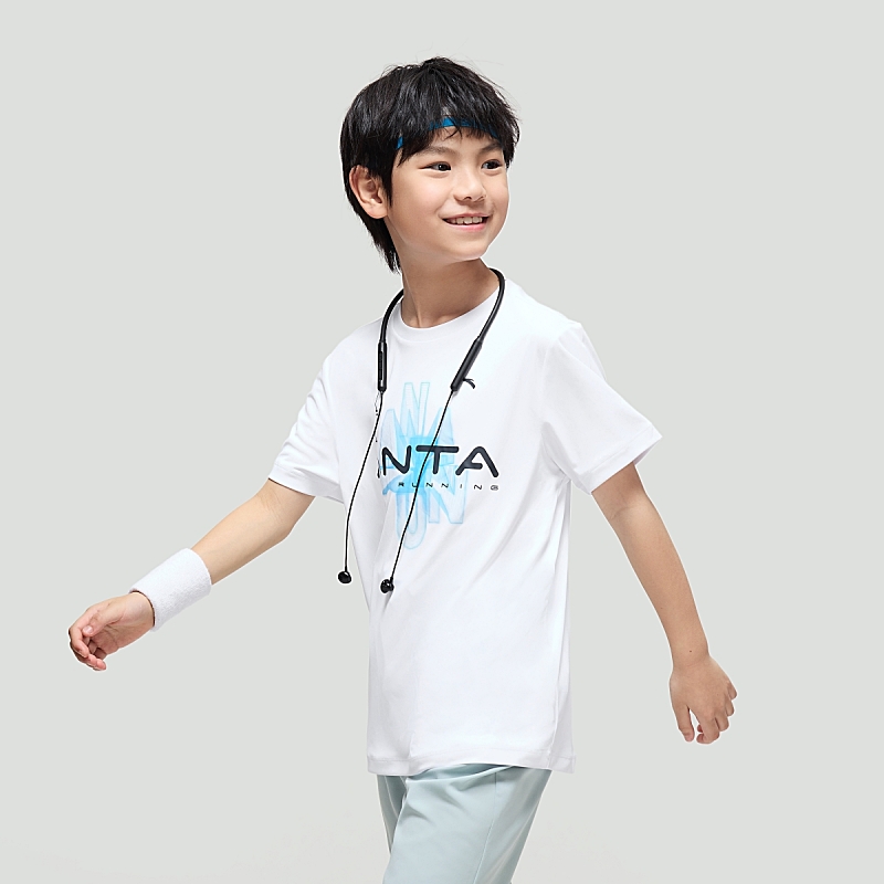 Áo Phông Ngắn Tay Thể Thao Thời Trang Bé Trai Anta Kids Running A3524B5105
