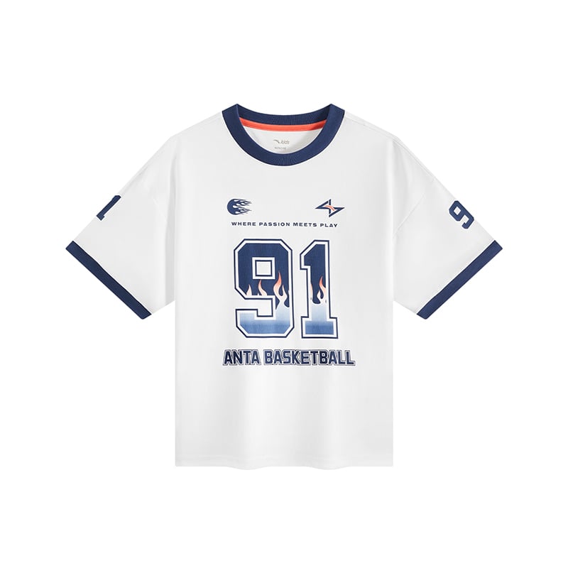 Áo Thun Thể Thao Bé Trai Anta Kids 3525C1108-1