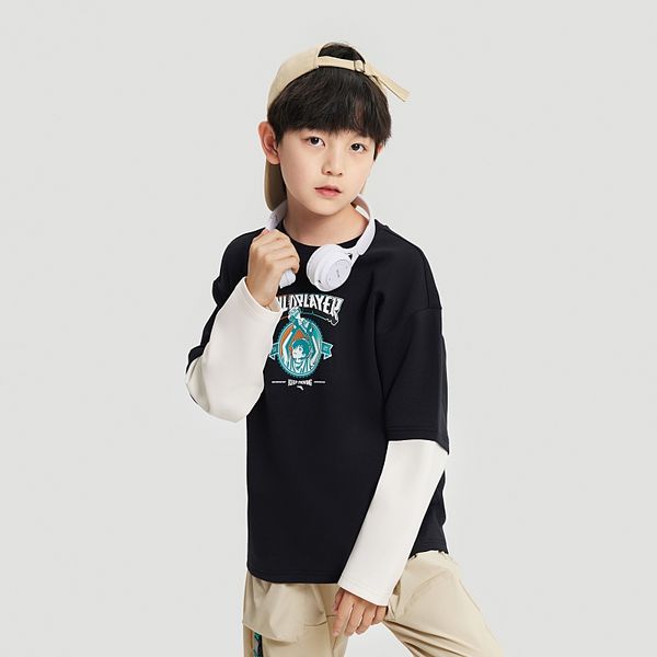 Áo Phông Dài Tay Bé Trai Anta Kids Wildplayer-2P 3524C8401