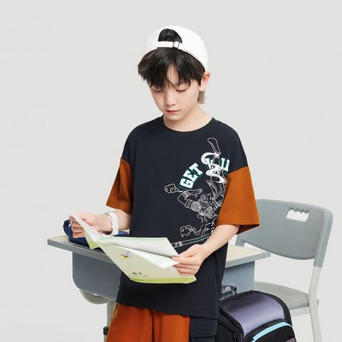 Áo Phông Tay Ngắn Thời Trang Anta Kids Monkey King A524C8101