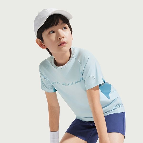 Áo Phông Thể Thao Bé Trai Anta Kids 3525B5117-1