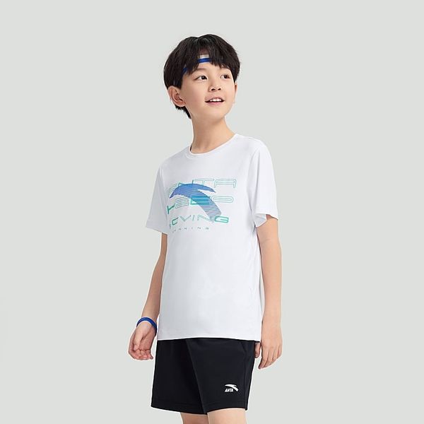 Áo Phông Ngắn Tay Bé Trai Anta Kids Running A3524B5114-1