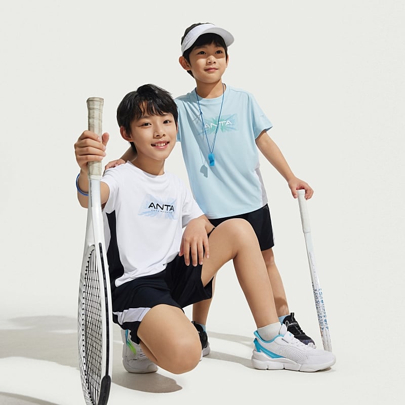 Bộ Quần Áo Thể Thao Bé Trai Anta Kids A525B7714-1