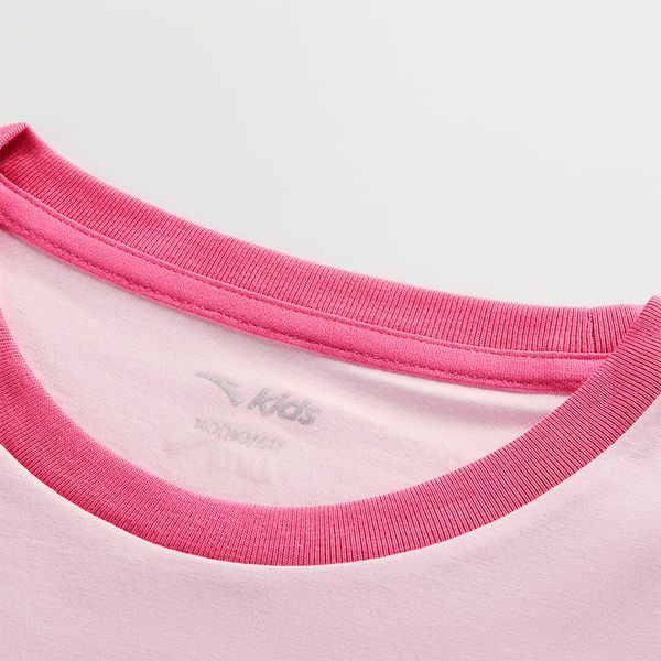 Áo Phông Ngắn Tay Thể Thao Thời Trang Bé Gái Anta Kids 3625C8102-3