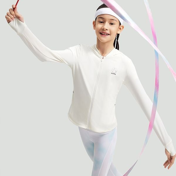 Áo Chống Nắng Thể Dục Dụng Cụ Bé Gái Anta Kids 3624B7603