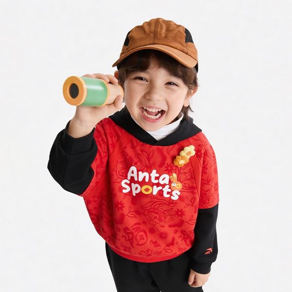Áo Hoodie Thời Trang Bé Trai Anta Kids 3526A9722-3