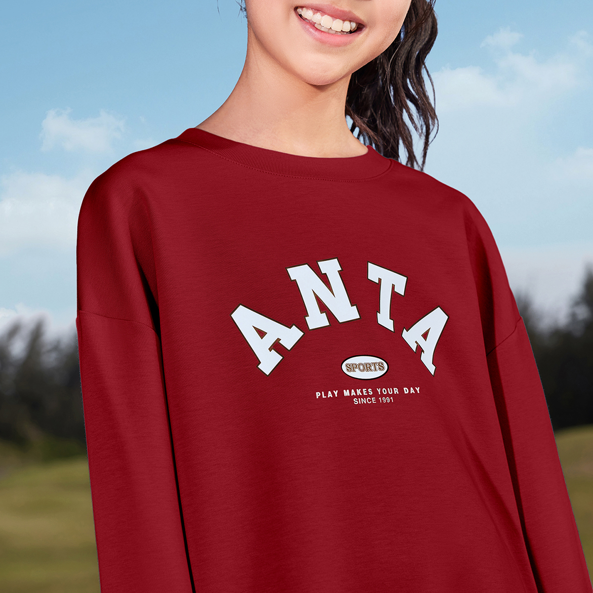 Áo Sweater Thời Trang Bé Gái Anta Kids A62537702-9